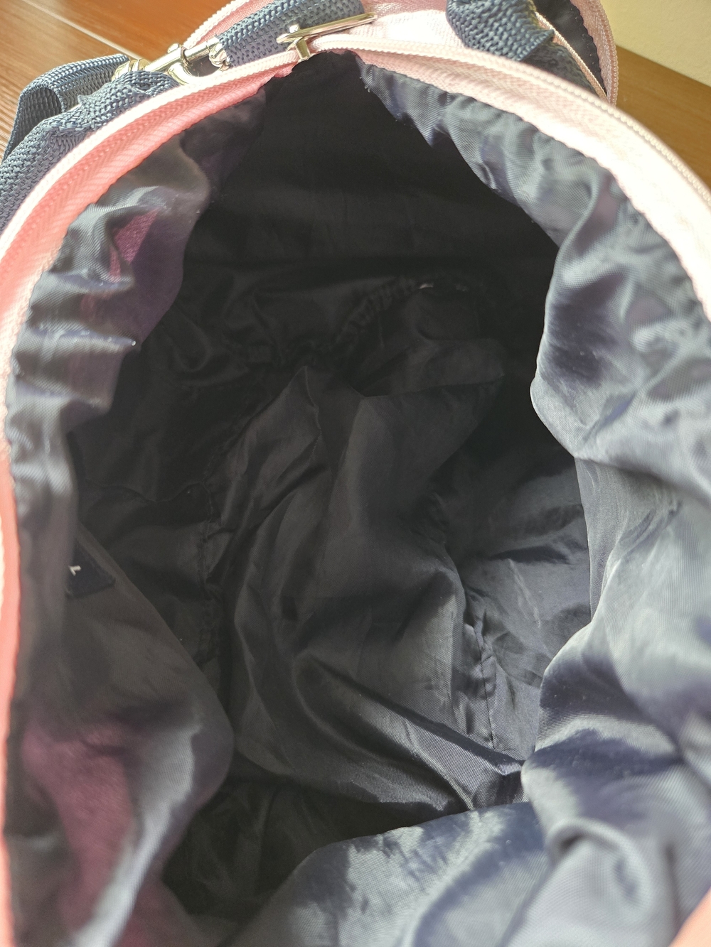 Tommy Hilfiger Pink & Navy Mini Duffel Bag - Picture 12 of 13